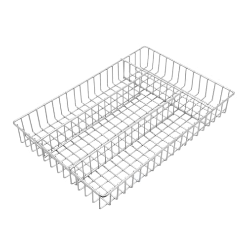 YBM Home Metal Wire Chrome Plated Kitchen In-Drawer Serving Utensils, Flatware, Cutlery Desk and Office Supplies (1, Medium)
