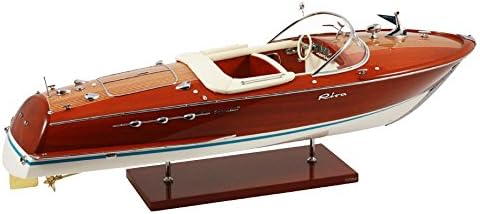 Riva Super Ariston Ivory Saddlery Model Boat -69 CM
