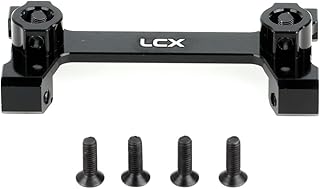 LCX Racing 1/10th RC Crawler Car Alluminum Rear Frame Rail Bracket Body Post Mount for Axial SCX10 III SCX10.3 AXI03007, Upgrades Parts Accessories