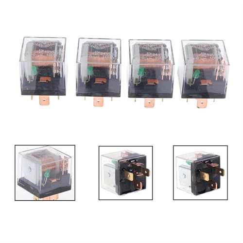 Relé 12V 4 pin 100A para evitar sobrecargas y proteger el motor 6