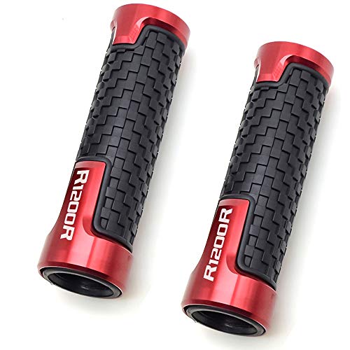Empuñaduras de motocicleta BMW R1200R 2006-2014 puños manillar rojo 2