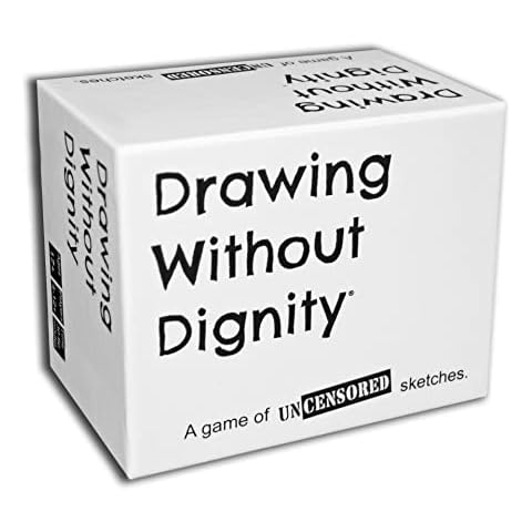 Drawing Without Dignity - A Twisted Funny Adult Version of The Classic Drawing Party Game Cover