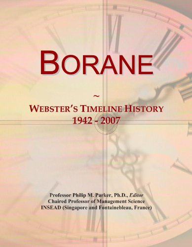 Borane: Webster's Timeline History, 1942 - 2007