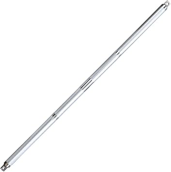 Body-Solid MB100A Aluminum Double Swivel Bar for Dual-Stack Functional Trainers, Knurled Grip 220lbs Weight Capacity, Perfect For Shoulder Presses, Biceps & Triceps Exercises, 42 in long Chrome
