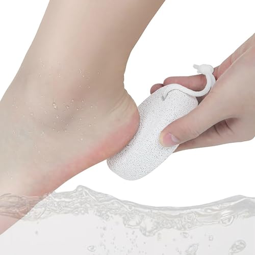 zoerbufan Bimsstein Fußpflege, Hornhautentferner Pumice Stone für Füße und Hände, Fußpeeling für Perfekte Hornhaut und Hautverhärtungen Entfernung, Lavastein Fußpflege