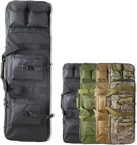 Genérico Estuche para Rifle Bolsa Táctica Larga para Transporte de Armas con Sistema MOLLE Funda para Rifle con Correa para Hombro Cremallera
