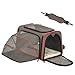 Petsfit 18"x11"x11" Expandable Foldable Washable Travel Carrier, Not All Airline-Approved Pet Carrier Soft-sided