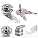 Cam Lock Designed for Filing Cabinets and Tool Boxes Comes with 2 Unique Keys (16mm)