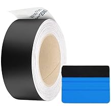 Black Matte Vinyl Wrap Film Series 2080 Kit Matte Black Out Chrome Delete Window Trim Door Tool Kit 4 inches x 5 FT