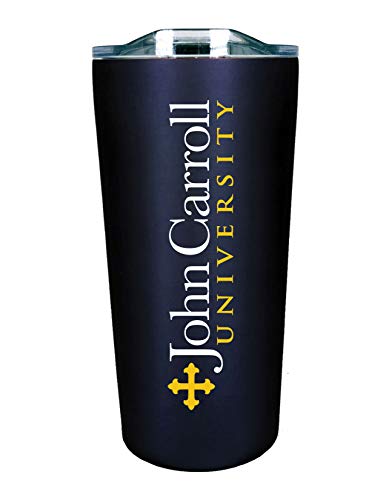 The Fanatic Group John Carroll University Double Walled Soft Touch Tumbler, Design-1 - Navy