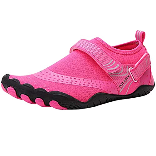 Funmoon Zapatos De Agua Descalzos Para Hombre Y Mujer, De Secado Rápido, Ligeros, Unisex, Zapatos Acuáticos, Para Piscina, Surf, Snorkel, Buceo, Arena, Playa Rosado, 38 Funmoon Zapatos De Agua Descalzos Para Hombre Y Mujer, De Secado Rápido, Ligeros, Unisex, Zapatos Acuáticos, Para Piscina, Surf, Snorkel, Buceo, Arena, Playa Rosado, 38