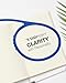 DIDINSKY Prado Round Armless Reading Glasses – Compact Travel Reading Glasses with Case – Anti-Glare, Anti-Scratch – Klein