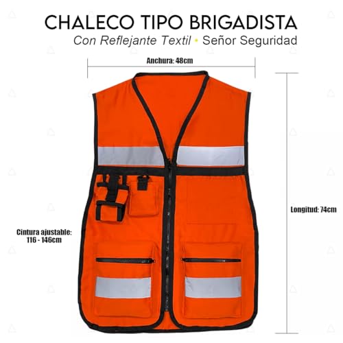 Chalecos reflejantes de seguridad 9 Imagen adicional