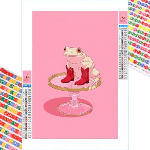 Kit diamond painting grenouille 60x90 idée activité manuelle