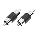 Produktbild GUOZ 2Pcs / Set Stecker auf Stecker RCA AV Audio Video-Stecker Jack Verlängerungskabel Stecker-Monitor-Adapter-Verbindungsanschluss Home Improvement