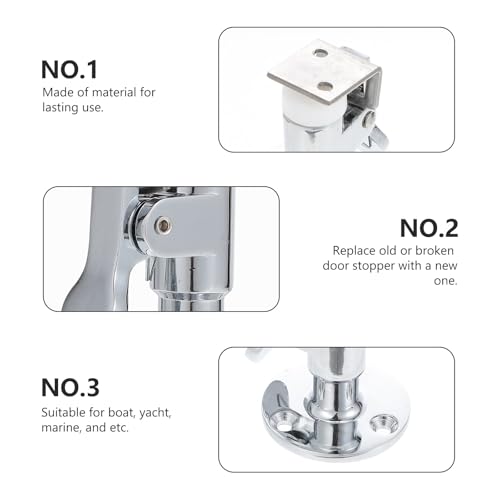 Butoir de porte magnétique résistant vent support mural robuste