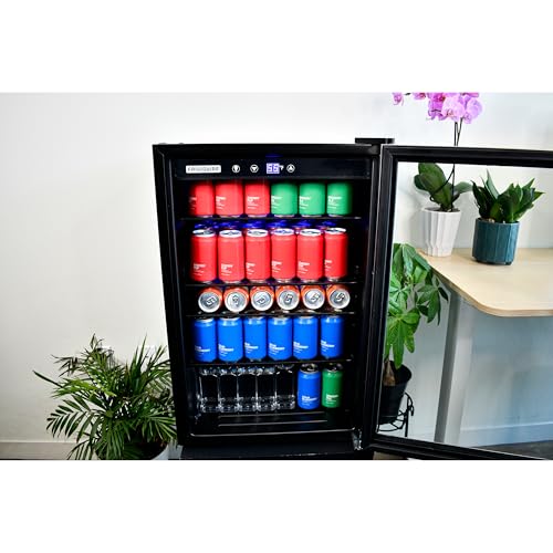 Frigidaire EFMIS155 Beverage Refrigerator, 126 Cans-Full Stainless Steel on Fridge.com