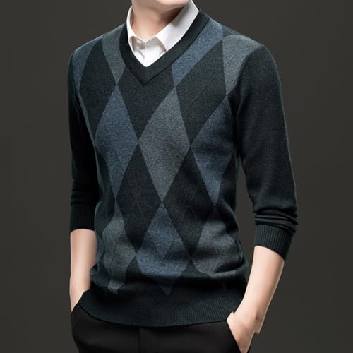 Winter Men's Wool Sweater Leisure Sweater Men's Thick Knitted Sweater4