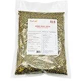 Kasturi Whole Green Moong Dal, Premium Mung Beans, Indian Origin Lentils (8lbs/ 3.63kg/ 128oz)