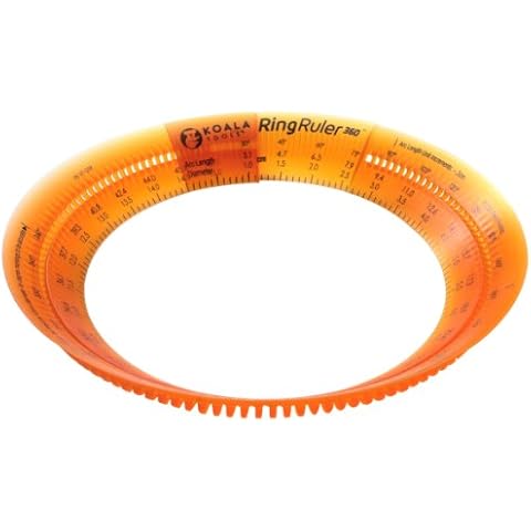KOALA TOOLS Ring Sewing Ruler with Metric Scale Cover