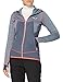 Produktbild SALEWA Damen PUEZ Hybrid PL W FZ Kapuzenpulli, Blu (Ombre Blue Melange), 44/38