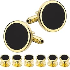 Gold Tone-Black Onxy