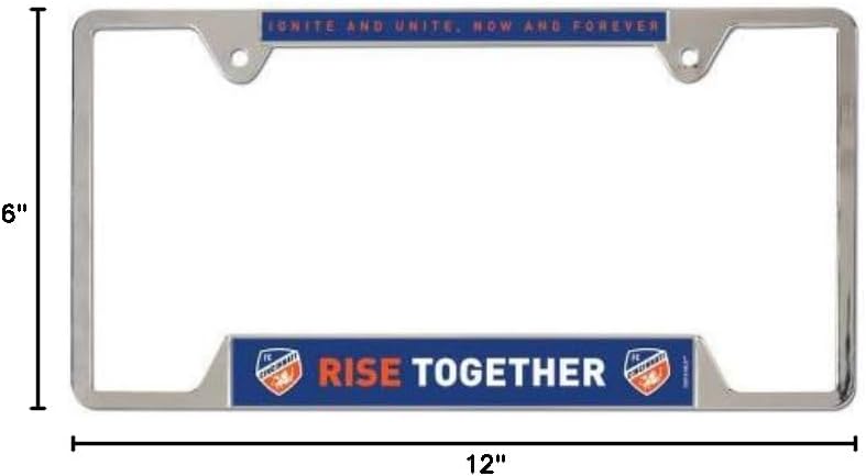 Cincinnati FC - 6 inch x 12 inch MLS Metal License Plate Frame