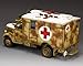 King & Country Toy Soldiers WW2 German Army WH004 Opel Blitz Camouflage Ambulance 1:30 Scale Mixed Media