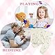 Vicloon Sommer Dünner Baby Schlafanzüge, Kurze Ärmel Gedruckt Kinder Casual Loungewear Set, Schlafanzug Mädchen Set, Nachtwäsche Nachtwäsche Loungewear Kleidung Set für Kleine Mädchen