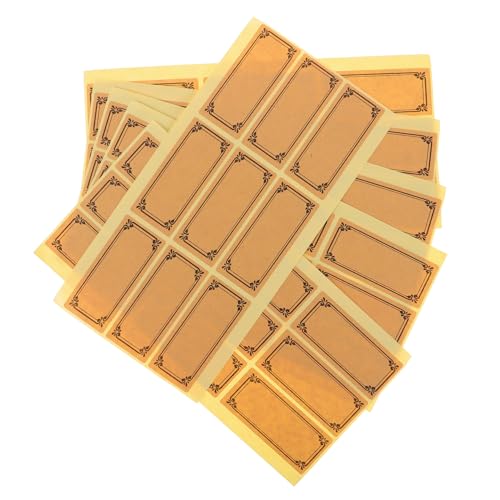 SOLUSTRE Strong Adhesion Paper Wine Labels 1 Set Wine Bottle Label Stickers Rustic Look