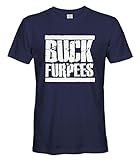 Men's Buck Furpees Fitness Workout T-Shirt (Navy Blue, X-Large)
