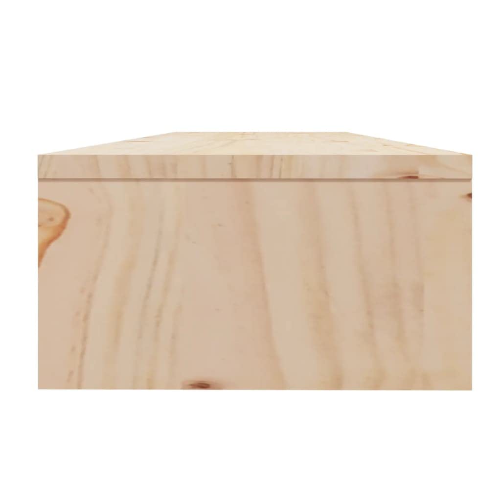 Supporto per Monitor,Supporto per computer tavolo consolle tv Mobile portaoggetti Adatto a soggiorno, camera da letto, studio, salotto 100x24x13 cm in Legno Massello di Pino
