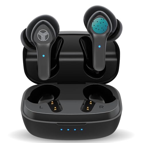TREBLAB X9 Pro - Bluetooth Earbuds w/Active Noise Cancelling Hybrid ANC Headphones with Pure Sound IPX6 Waterproof Wireless Earphones 50H Playtime 6 AI Mics for Calls Sports Work Travel