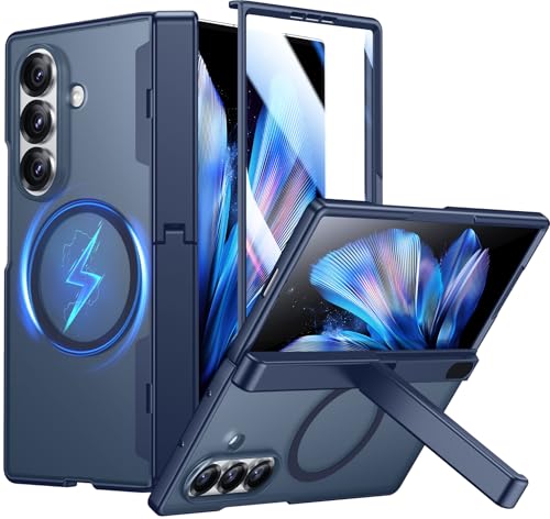 SPIDERCASE Galaxy Z Fold 7 Case with Screen Protector, Hinge Protection, Kickstand
