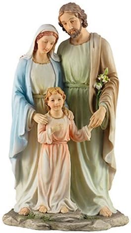 Catholic Gift Shop Ltd Holy Family Statue - Veronese Resin 10 Inch Statue - Nativity (52730)