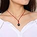 Collares Colgante Joyas Colgante De Cuentas De Buena Suerte, Longitud Ajustable, Cadena De Cuerda Roja, Gargantilla, Collares para Mujer