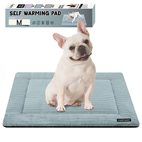 Furrybaby Dog Crate Mat, Kennel Pad Cat Self Heating Pads With Removable Cover, Non Electric And Anti Slip Protection, Self Warming Bed For Indoor Puppy Kitty Dogs Cats #TOP5