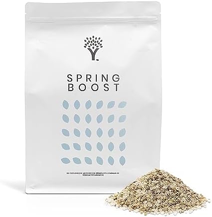 MOOWY Spring Boost | Spring and Summer Lawn Feed for 50m² | Greener Grass in 3 Days | Child & Pet Safe | Tailored to UK weather | Lawn Fertiliser