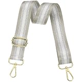 PATIKIL 財布ストラップ ワイドショルダーストラップ 調節可能なクロスボディバッグストラップ 女性用ハンドバッグ用ユニバーサル交換用ショルダーバッグベルト キャンバスギターバッグバックパック用 ダークカーキ