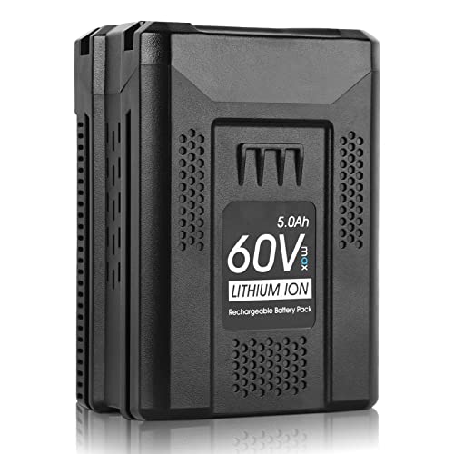 Flash Deals - 60% OFF Jialitt 60V 5.0Ah Replacement Battery for Greenworks Pro 60V Max Lithium Ion Battery LB60A00 LB60A01 LB60A02 LB60A03(Not for Kobalt)