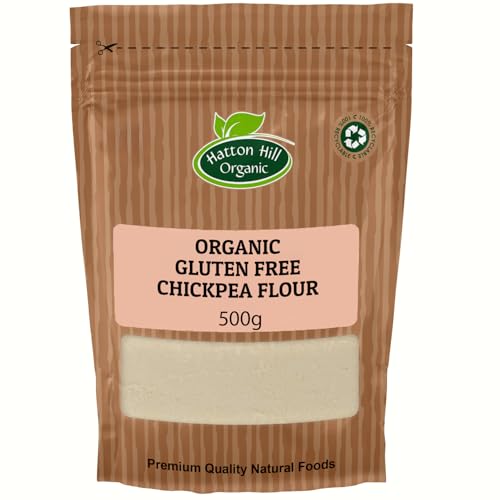 Gluten Free Organic Chickpea Flour 500g by Hatton Hill Organic