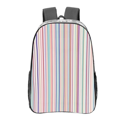 Sac à dos transparent résistant avec bretelles confortables anti-déchirure