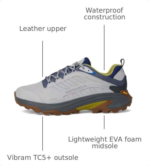 Image of Merrell Mens Moab Speed 2 Leather Waterproof