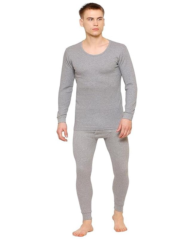 Men’s Wool Blend Thermal Set | Stretchable Inner Wear for Winter | Round Neck | Regular Fit | Machine Washable-image-21