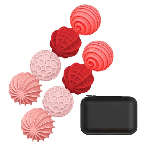 Bolas magnéticas para inquietos, 8 piezas, bolas de del estrés con diseño magnético, infidget de silicona duradera, escritorio con estilo interactivo divertido, enfoque para la oficina en el