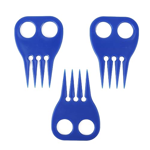 Welcomeget 3PCS Plastic Pulling Combs Horse Mane Tail Mini Pocket Combs