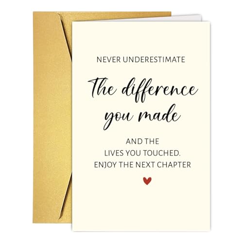 Goodbye Card for Coworker Leaving, Heartfelt Next Chapter Farewell Cards