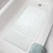 Sultan's Linens Foldable Non Slip Rubber Bath Mat for Textured Tub and Reglazed Tub 28"x14" (White)