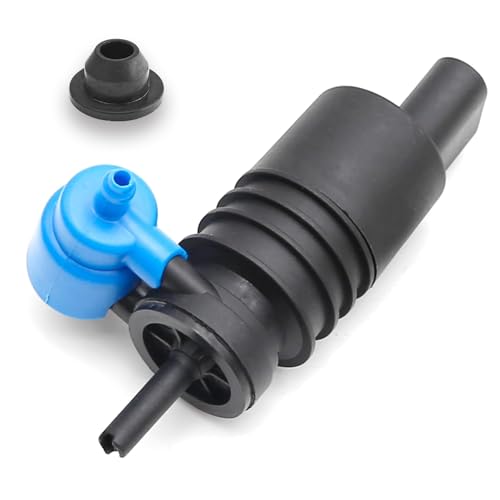 VZU Waschwasserpumpe, ABS Scheibenreinigungspumpe Kompatibel mit für Golf 4, Golf 5, Golf 6, Golf 7, A6, Q3, Q7, Passat B-KLASSE 1K6955651 1J6955651 1T0955651A, Wischwasserpumpe für Scheibenreinigung