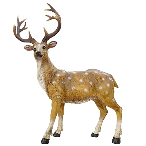 JHVYF Sika-Hirsch-Figur aus Kunstharz Cover